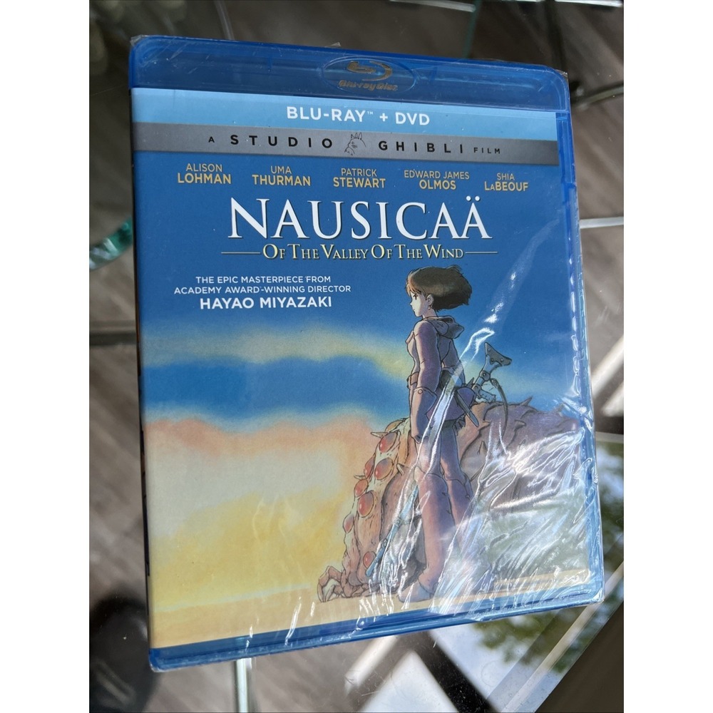 Nausicaa of the Valley of the Wind (Blu-ray, DVD) New/Sealed, Studio Ghibli